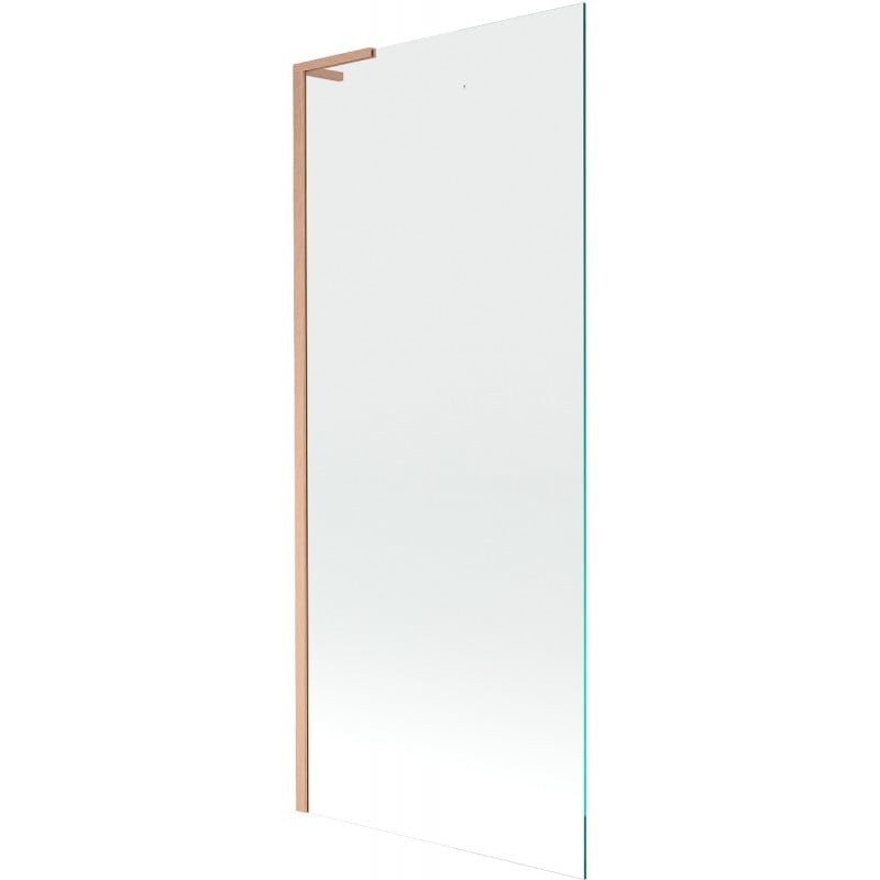 Mexen Next L Badewannenfaltwand 1-flügelig 80 x 150 cm, transparent, gebürstetes Kupfer - 895-080-000-03-00-65