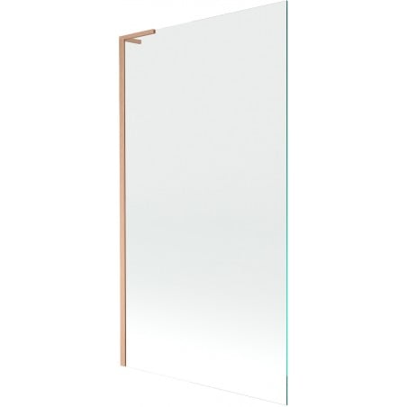 Mexen Next L Badewannenfaltwand 1-flügelig 100 x 150 cm, transparent, gebürstetes Kupfer - 895-100-000-03-00-65