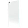 Mexen Next L Badewannenwand 1-flügelig 90 x 150 cm, transparent, gebürstet gun gray - 895-090-000-03-00-66