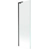 Mexen Next L Badewannen Faltwand 1-flügelig 60 x 150 cm, transparent, schwarz - 895-060-000-03-00-70