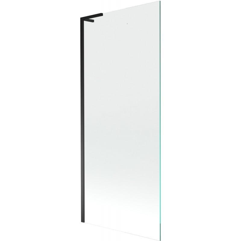 Mexen Next L Badewannen Faltwand 1-flügelig 80 x 150 cm, transparent, schwarz - 895-080-000-03-00-70