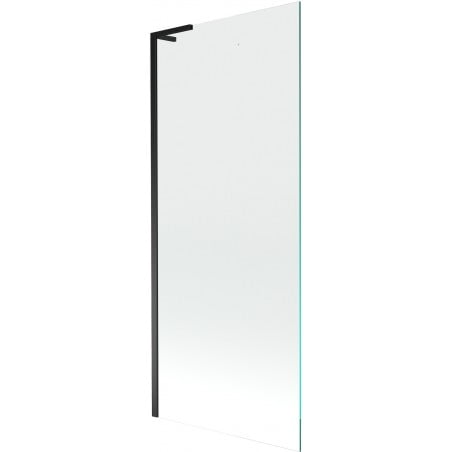 Mexen Next L Badewannen Faltwand 1-flügelig 80 x 150 cm, transparent, schwarz - 895-080-000-03-00-70