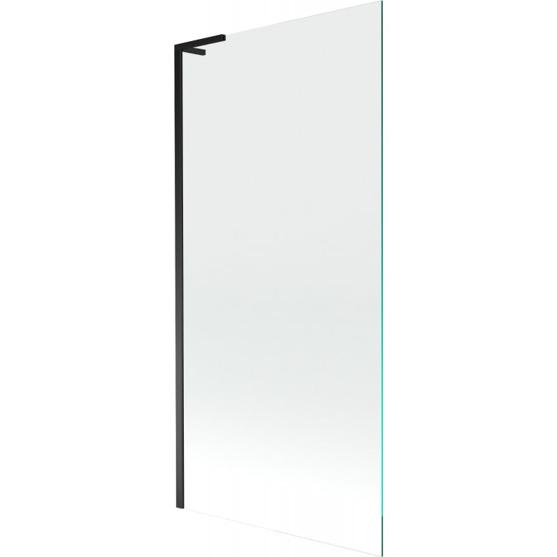 Mexen Next L Badewannenfaltwand 1-flügelig 90 x 150 cm, transparent, schwarz - 895-090-000-03-00-70