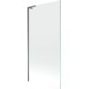 Mexen Next L Badewannenabtrennung 1-flügelig 90 x 150 cm, transparent, Gun Metal - 895-090-000-03-00-95