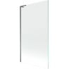 Mexen Next L Badewannenwand 1-flügelig 100 x 150 cm, transparent, Gun Metal - 895-100-000-03-00-95
