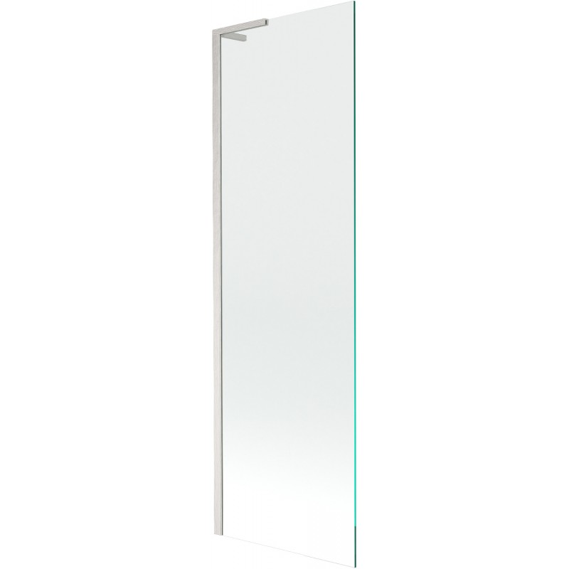 Mexen Next L Badewannenfaltwand 1-flügelig 60 x 150 cm, transparent, gebürsteter Nickel - 895-060-000-03-00-97