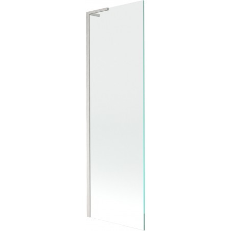 Mexen Next L Badewannenfaltwand 1-flügelig 60 x 150 cm, transparent, gebürsteter Nickel - 895-060-000-03-00-97