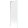 Mexen Next L Badewannenfaltwand 1-flügelig 60 x 150 cm, transparent, gebürsteter Nickel - 895-060-000-03-00-97