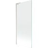 Mexen Next L Badewannenfaltwand 1-flügelig 80 x 150 cm, transparent, gebürsteter Nickel - 895-080-000-03-00-97