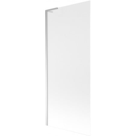 Mexen Next L Badewannenwand 1-flügelig 80 x 150 cm, Mattglas, Chrom - 895-080-000-03-30-01
