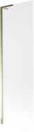 Mexen Next L Badewannenabtrennung 1-flügelig 60 x 150 cm, matt, gold - 895-060-000-03-30-50