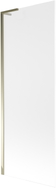 Mexen Next L Badewannenabtrennung 1-flügelig 70 x 150 cm, satiniert, gold - 895-070-000-03-30-50