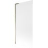 Mexen Next L Badewannenfaltwand 1-flügelig 90 x 150 cm, mattiert, gold - 895-090-000-03-30-50