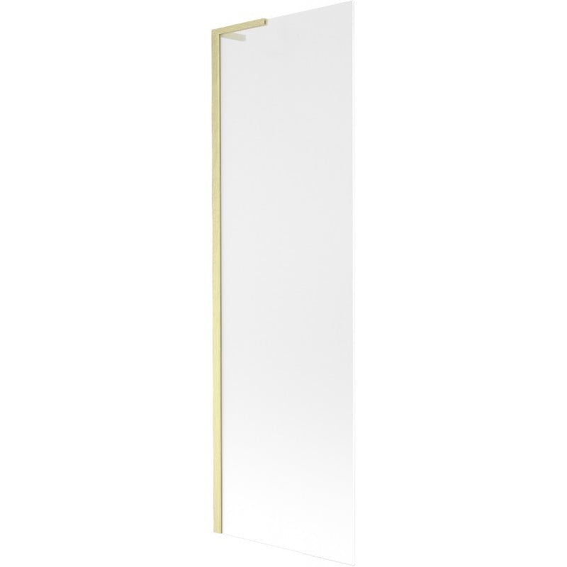 Mexen Next L Badewannenaufsatz 1-flügelig 60 x 150 cm, matt, gold gebürstet - 895-060-000-03-30-55