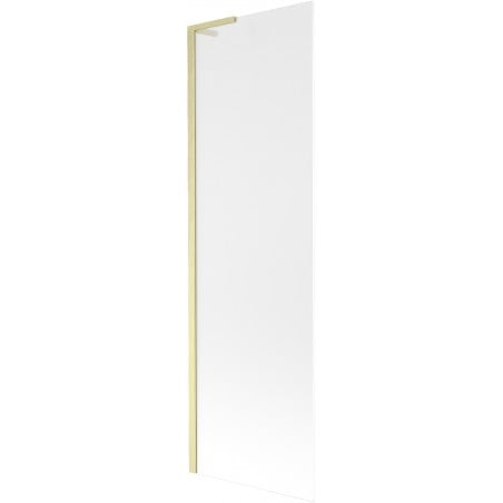 Mexen Next L Badewannenaufsatz 1-flügelig 60 x 150 cm, matt, gold gebürstet - 895-060-000-03-30-55