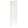 Mexen Next L Badewannenaufsatz 1-flügelig 60 x 150 cm, matt, gold gebürstet - 895-060-000-03-30-55