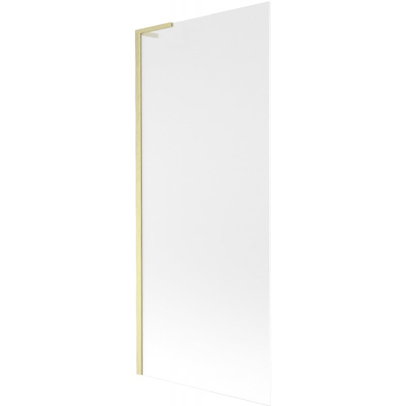 Mexen Next L Badewannenfaltwand 1-flügelig 80 x 150 cm, matt, gebürstetes Gold - 895-080-000-03-30-55