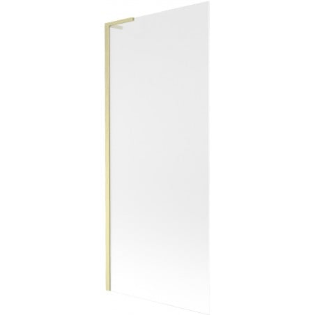 Mexen Next L Badewannenfaltwand 1-flügelig 80 x 150 cm, matt, gebürstetes Gold - 895-080-000-03-30-55