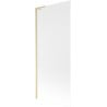 Mexen Next L Badewannenfaltwand 1-flügelig 80 x 150 cm, matt, gebürstetes Gold - 895-080-000-03-30-55