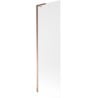 Mexen Next L Wannenabtrennung 1-flügelig 60 x 150 cm, matt, Roségold - 895-060-000-03-30-60