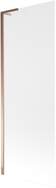 Mexen Next L Badewannenfaltwand 1-flügelig 70 x 150 cm, matt, Roségold - 895-070-000-03-30-60