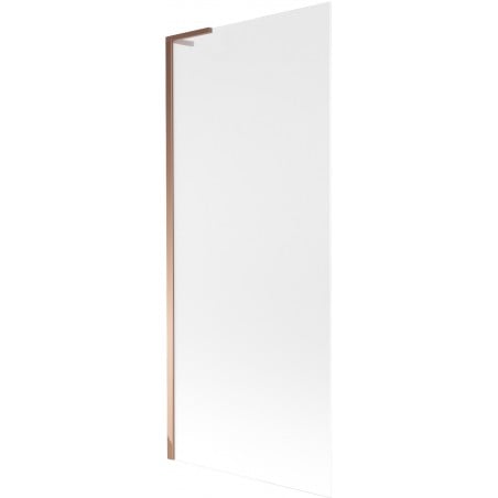 Mexen Next L Badewannenwand 1-flügelig 80 x 150 cm, matt, Roségold - 895-080-000-03-30-60