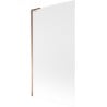 Mexen Next L Badewannenfaltwand 1-flügelig 100 x 150 cm, matt, Roségold - 895-100-000-03-30-60