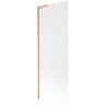 Mexen Next L Badewannenfaltwand 1-flügelig 70 x 150 cm, Milchglas, gebürstetes Kupfer - 895-070-000-03-30-65