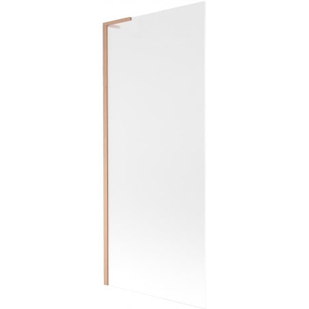 Mexen Next L Badewannenfaltwand 1-flügelig 80 x 150 cm, matt, gebürstetes Kupfer - 895-080-000-03-30-65