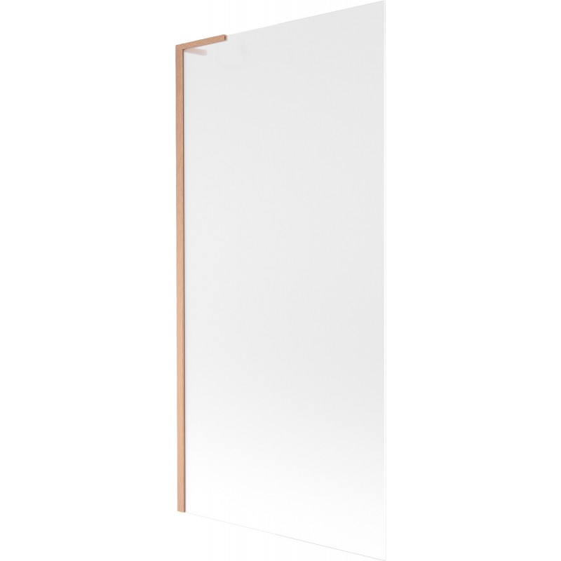 Mexen Next L Badewannenfaltwand 1-flügelig 90 x 150 cm, matt, gebürstetes Kupfer - 895-090-000-03-30-65
