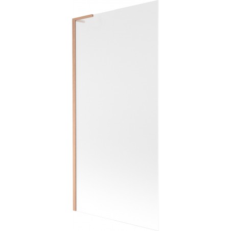 Mexen Next L Badewannenfaltwand 1-flügelig 90 x 150 cm, matt, gebürstetes Kupfer - 895-090-000-03-30-65