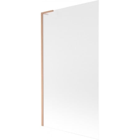 Mexen Next L Badewannen-Faltschirm 1-flügelig 100 x 150 cm, Frost, gebürstetes Kupfer - 895-100-000-03-30-65