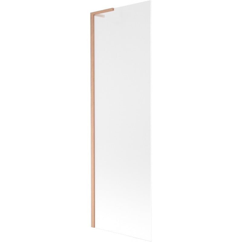 Mexen Next L Badewannen-Panel 1-flügelig 60 x 150 cm, matt, gebürstetes Kupfer - 895-060-000-03-30-65