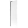 Mexen Next L Badewannenfaltwand, 1-flügelig 60 x 150 cm, matt, gebürstetes Gun Gray - 895-060-000-03-30-66
