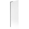 Mexen Next L Badewannenfaltwand 1-flügelig 70 x 150 cm, satiniert, gebürstet gun gray - 895-070-000-03-30-66