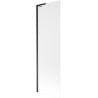 Mexen Next L Badewannenabtrennung 1-flügelig 60 x 150 cm, mattiert, schwarz - 895-060-000-03-30-70