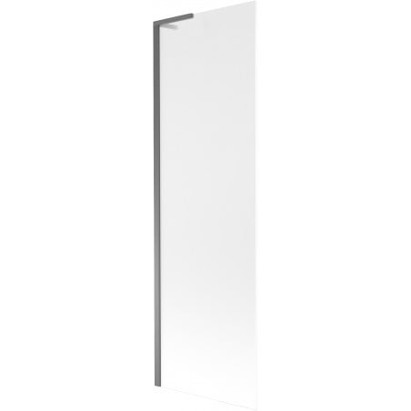 Mexen Next L Badewannenfaltwand 1-flügelig 60 x 150 cm, mattiert, Gun Metal - 895-060-000-03-30-95