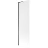 Mexen Next L Badewannenfaltwand 1-flügelig 60 x 150 cm, mattiert, Gun Metal - 895-060-000-03-30-95