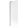 Mexen Next L Badewannenaufsatz 1-flügelig 70 x 150 cm, matt, Gun Metal - 895-070-000-03-30-95