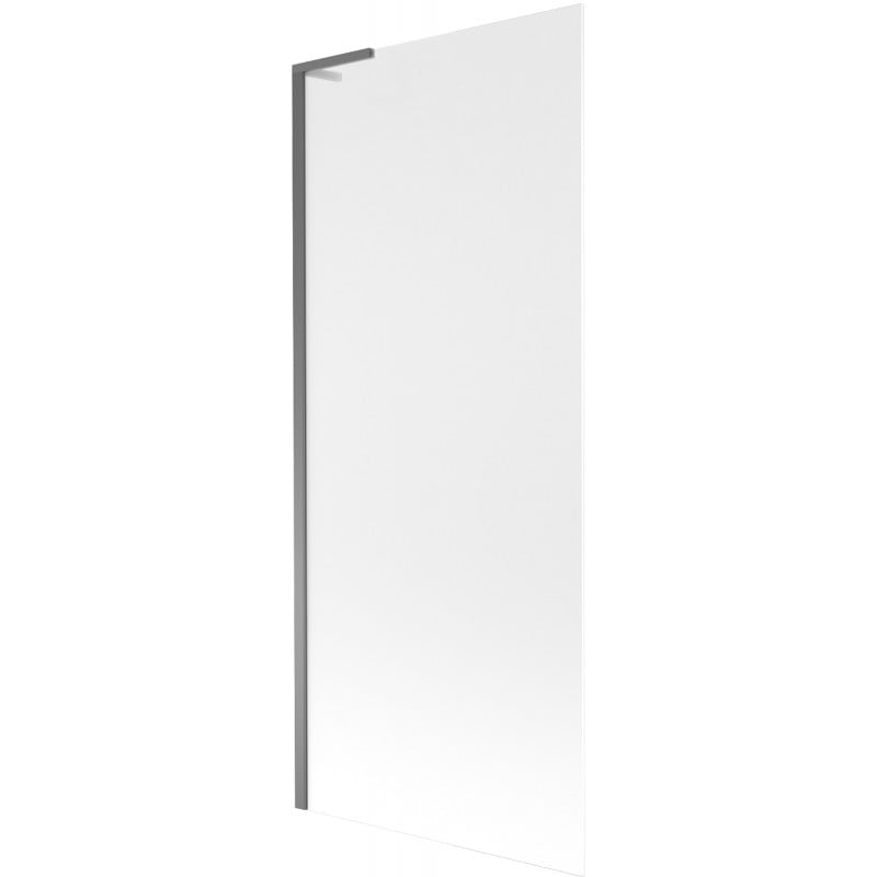 Mexen Next L Badewannenabtrennung 1-flügelig 80 x 150 cm, matt, Gunmetal - 895-080-000-03-30-95