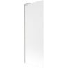 Mexen Next L Badewannenwand 1-flügelig 70 x 150 cm, matt, gebürsteter Nickel - 895-070-000-03-30-97
