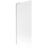 Mexen Next L Badewannenfaltwand 1-flügelig 80 x 150 cm, matt, gebürsteter Nickel - 895-080-000-03-30-97