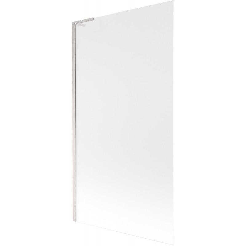 Mexen Next L Badewannenfaltwand 1-flügelig 100 x 150 cm, matt, gebürstetes Nickel - 895-100-000-03-30-97
