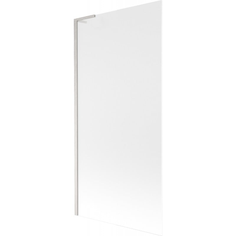 Mexen Next L Badewannenwand 1-flügelig 90 x 150 cm, matt, gebürstetes Nickel - 895-090-000-03-30-97