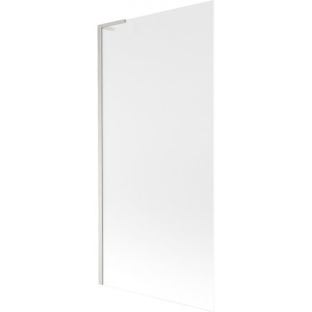Mexen Next L Badewannenwand 1-flügelig 90 x 150 cm, matt, gebürstetes Nickel - 895-090-000-03-30-97