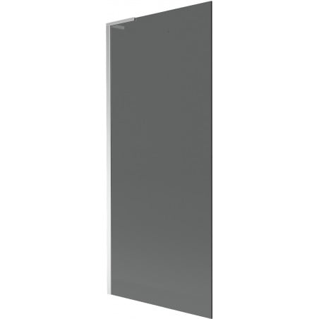 Mexen Next L Badewannenwand 1-flügelig 80 x 150 cm, Graphit, Chrom - 895-080-000-03-40-01