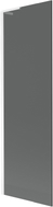 Mexen Next L Badewannenabtrennung 1-flügelig 60 x 150 cm, grafit, weiß - 895-060-000-03-40-20