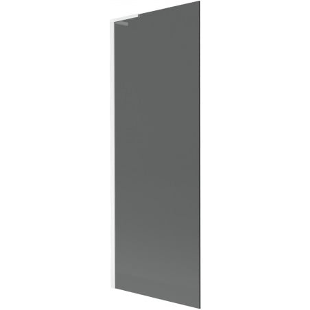 Mexen Next L Wannenabtrennung 1-flügelig 70 x 150 cm, Graphit, Weiß - 895-070-000-03-40-20