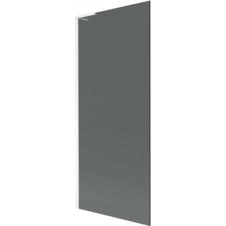 Mexen Next L Badewannen-Faltwand 1-flügelig 80 x 150 cm, graphit, weiß - 895-080-000-03-40-20