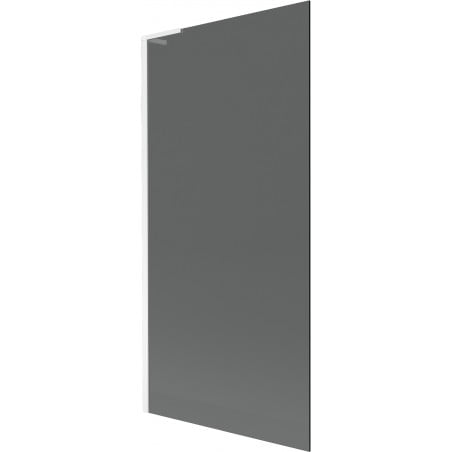 Mexen Next L Wannenschirm 1-flügelig 90 x 150 cm, Graphit, Weiß - 895-090-000-03-40-20